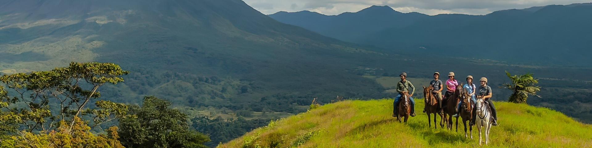 Wycieczka konna w okolicach wulkanu Arenal
